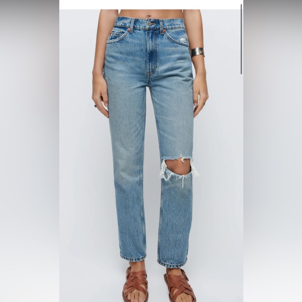 NWT Re/Done 70s Straight Jeans
